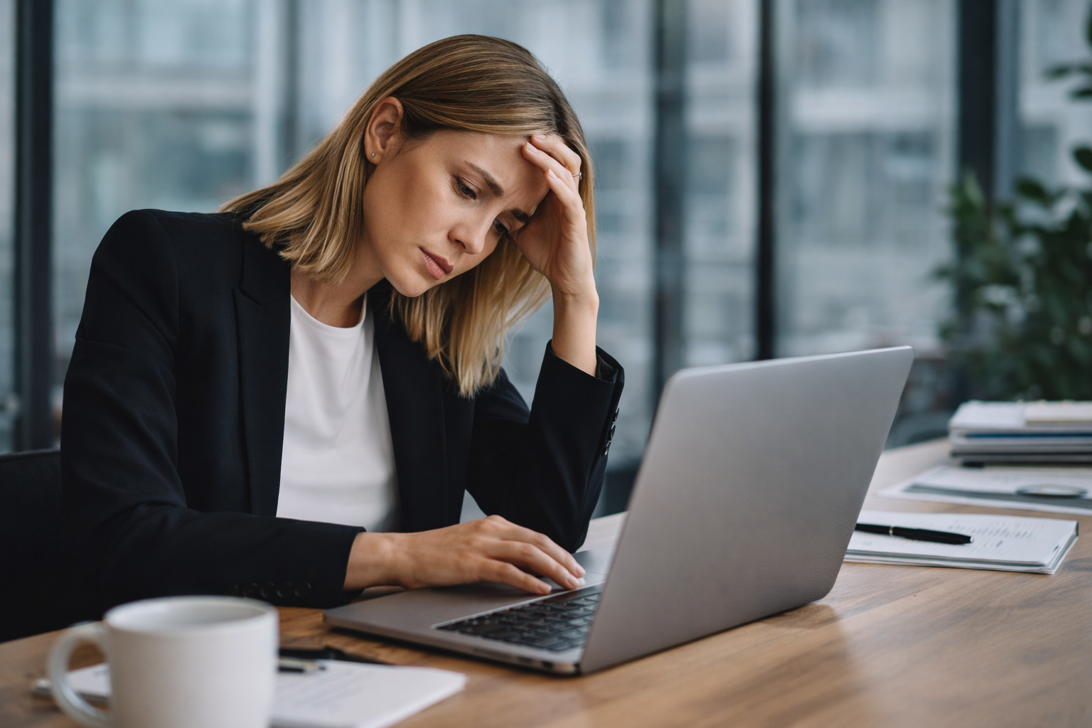 professional who feels financially behind despite stable income